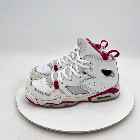 Nike Air Jordan Flight Club 91 Youth Size 4.5Y Women 6 DM1685-102 White Shoes - Picture 1 of 13